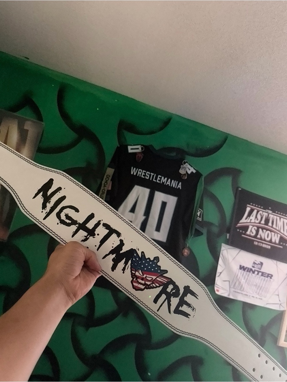 WWE White Nightmare  Belt